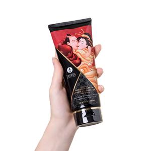 МАССАЖНЫЙ КРЕМ SHUNGA SPARKLING STRAWBERRY WINE, СЪЕДОБНЫЙ, СО ВКУСОМ КЛУБНИКИ И ШАМПАНСКОГО, 200 МЛ