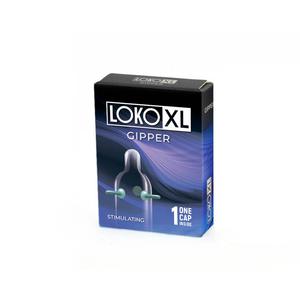 Насадка стимулирующая LOKO XL GIPPER с возбуждающим эффектом  (56+/-2мм, 195+/-5мм)