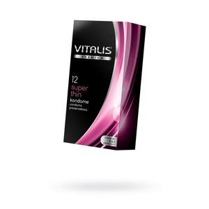 ПРЕЗЕРВАТИВЫ "VITALIS" PREMIUM №12 SUPER THIN - СУПЕР ТОНКИЕ (ШИРИНА 53MM)