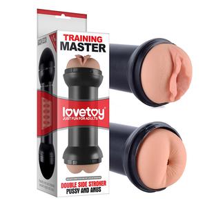 Мастурбатор двусторонний Lovetoy "Training Master Pussy and Anus", Flesh