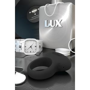 LX4+. Перезаряжаемое эрекционное кольцо Lux с вибрацией черное