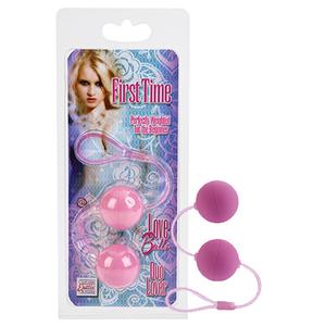 Вагинальные шарики First Time Love Balls Duo Lover - Pink