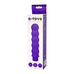 НЕРЕАЛИСТИЧНЫЙ ВИБРАТОР TOYFA A-TOYS , СИЛИКОН, ФИОЛЕТОВЫЙ, 17 СМ