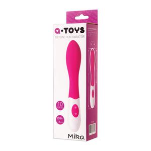 ВИБРАТОР TOYFA A-TOYS MIRA, РОЗОВЫЙ, 19,8СМ, 10 ФУНКЦИЙ