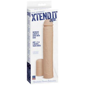 Насадка-удлиннитель с регулируемой длиной Xtend It Kit - White 9" телесный