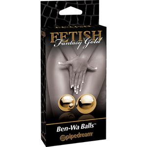 Вагинальные шарики Fetish Fantasy Gold Ben-Wa Balls золотые