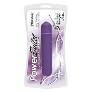 Вибро-пуля PowerBullet Breeze Extended 3.5" Purple фиолетовая