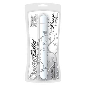 Вибромассажер PowerBullet Breeze Flow 5" White с узором, белый