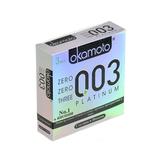 Презервативы Окамото 003 Platinum №3	  Супер тонкие - ШТ