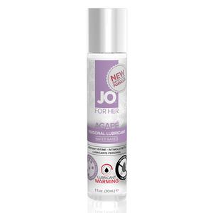 Возбуждающий легкий гипоаллергенный лубрикант JO AGAPE WARMING, 1 oz (30 мл)