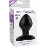 Анальная пробка MEGA SILICONE PLUG мега большая черная