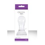 Анальный стимулятор Crystal Pops Large из стекла прозрачный