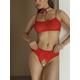 Трусики красные с доступом и бантом сзади (Easy to love) XXL/XXXL (50-52)
