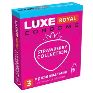Презервативы Luxe Клубника