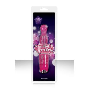 Вибромассажер Starlight Gems Libra  Vibrating Massager розовый