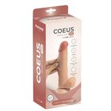 Ультра реалистичный фаллоимитатор Coeus с подвижной кожей, на присоске, 21 см Fantasy Toys