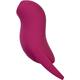 Вакуум-волновой стимулятор клитора с вибрацией Satisfyer Pocket Pro 1, силикон, бордовый, 13,9 см