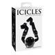 Кляп Icicles № 65 из стекла черный