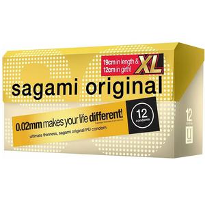 Презервативы Sagami Original 002 Extra Large полиуретановые, увеличенного размера