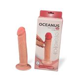 Ультра реалистичный фаллоимитатор Oceanus с подвижной кожей, на присоске, 21 см Fantasy Toys