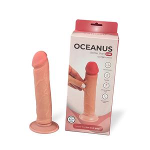 Ультра реалистичный фаллоимитатор Oceanus с подвижной кожей, на присоске, 21 см Fantasy Toys