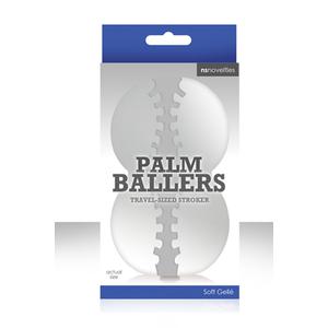 Мастурбатор фантазийный PALM BALLERS  прозрачный