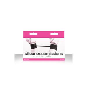 Наножники силиконовые Silicone Submissions Ankle Cuffs черные