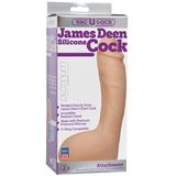 Насадка к трусикам Vac-U-Lock - James Deen Silicone Cock 9" из силикона телесная