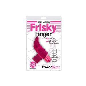 Насадка на палец Frisky Finger Pink для G-точки  розовая