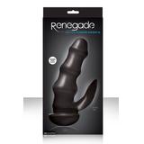 Перезаряжаемый анальный вибро-стимулятор RENEGADE MANS PLEASURE ROCKER XL черный