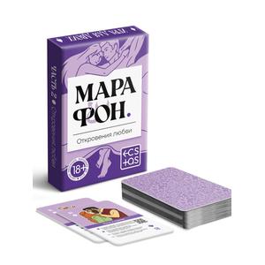 Игральные карты для двоих "Марафон. Откровения любви", 36 карт