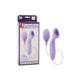 Помпа Waterproof Silicone Clitoral Pump Collection Thea с вибрацией фиолетовая