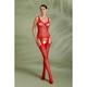 Красный боди-комбинезон