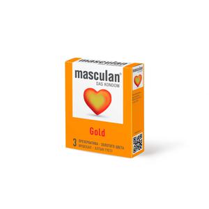 Презервативы Masculan Gold, 3 шт Ультра 5