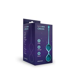 Шарики Кегеля со смещенным центром тяжести Orion, 3,3 x 19 см , цвет морская волна