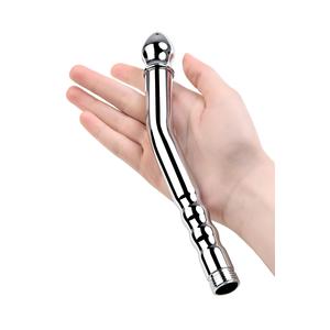 Анальный душ с тремя насадками Metal by TOYFA, металл, серебряный, D 2 см, 15,4 гр