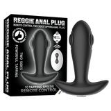 Втулка анальная с вибрацией с пультом ц. Черный