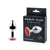 Металлическая анальная втулка Silver Plug Small с 