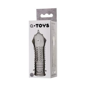 Насадка на пенис A-Toys by Toyfa Dond, TPR, прозрачная, 14,7 см