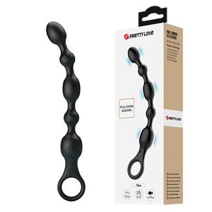 Анальный вибростимулятор 24-30 мм, 10 режимов вибрации, длина 248 мм