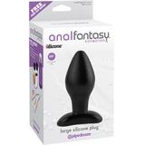 Анальная пробка LARGE SILICONE PLUG большая черная