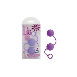 Вагинальные шарики Lia Love Balls фиолетовые