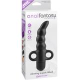 Вибромассажер простаты VIBRATING P-SPOT RIBBED Черный