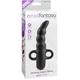 Вибромассажер простаты VIBRATING P-SPOT RIBBED Черный