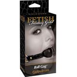 Кляп Fetish Fantasy Gold Ball Gag черный с золотом