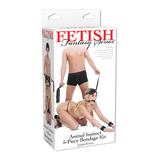 Набор для бондажа Fetish Fantasy Series  Animal Instinct 5-Piece Bondage Kit черный с фиолетовым