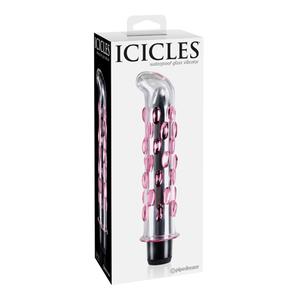 Стимулятор G-точки ICICLES № 19 с вибрацией, из стекла