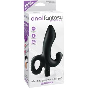 Стимулятор простаты VIBRATING PROSTATE MASSAGER с вибрацией черный