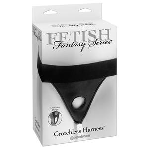 Страпон-трусики Fetish Fantasy Series Crotchless Harness женские для крепления фаллоимитаторов черны