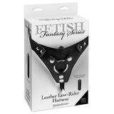 Страпон-трусики Fetish Fantasy Series Leather Low-Rider Harness женские для крепления фаллоимитаторо